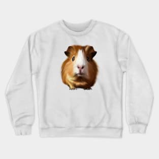 Cute Guinea Pig Drawing Crewneck Sweatshirt